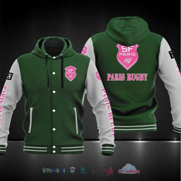 Stade Francais Baseball Hoodie Jacket