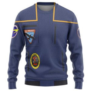 Star Trek Enterprise Captain Jonathan Archer 3D Hoodie