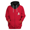 Star Trek The Original Series 1966 1969 Red 3D Hoodie