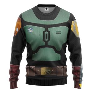 Star Wars Boba Fett In The Black Mando 3D Hoodie