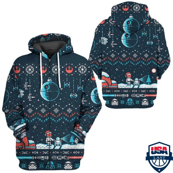 Star Wars Ugly Pattern 3D Hoodie Apparel