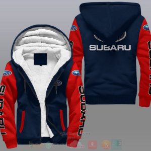 Subaru Car Fleece Hoodie