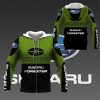 Subaru Forester Moss Green 3D Hoodie