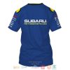 Subaru Motorsports Usa Blue 3D Shirt