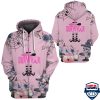 Survivor Breast Cancer Witch 3D Hoodie Apparel