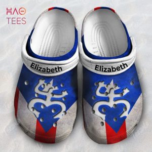 Symbols On Puerto Rico Flag Personalized Crocs Shoes