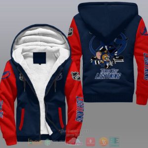 Tampa Bay Lightning Nhl Tom And Jerry Fleece Hoodie