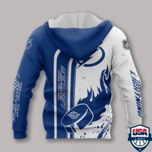 Tampa Bay Lightning Nhl Ver 1 All Over Printed Hoodie