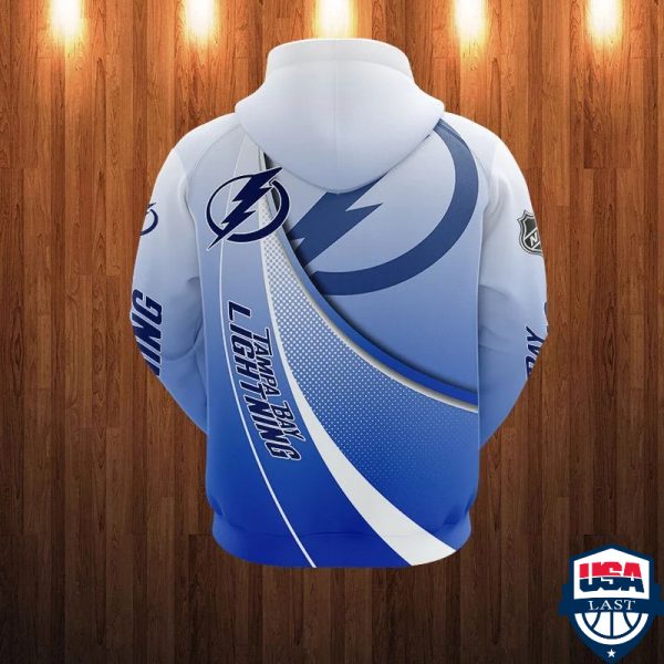 Tampa Bay Lightning Nhl Ver 4 All Over Printed Hoodie