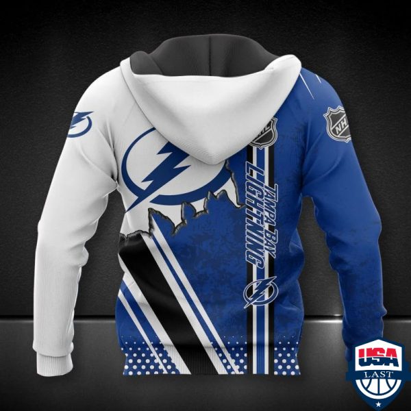 Tampa Bay Lightning Nhl Ver 6 All Over Printed Hoodie