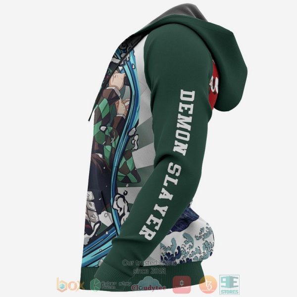 Tanjiro Kamado Kimetsu Anime 3D Hoodie