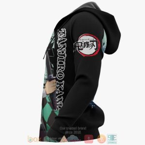 Tanjiro Kamado Kimetsu Anime Manga Style 3D Hoodie