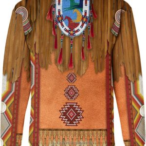 Tassels Style Native American 3D Shirt