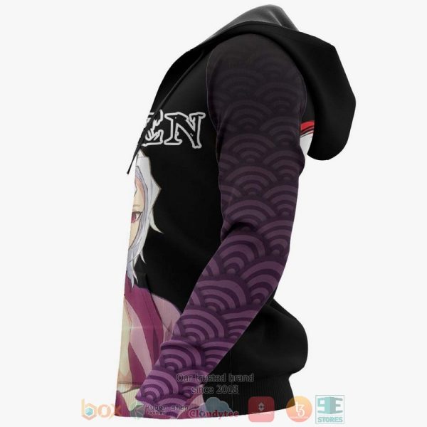 Tengen Uzui No Makeup Kimetsu Anime 3D Hoodie