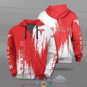 Tesla Ver 2 All Over Printed T-Shirt Hoodie