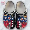 Texas Personalized Clog Crocs Shoes With Half Flag Symbols