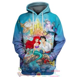 The Little Mermaid Cartoon 3D Hoodie