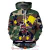 The Simpsons Dabbing Camo 3D Hoodie