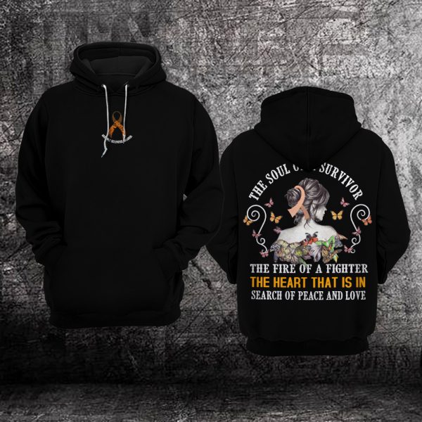 The Soul Of A Survivor Multiple Sclerosis Awareness 3D Hoodie – Limited Edition