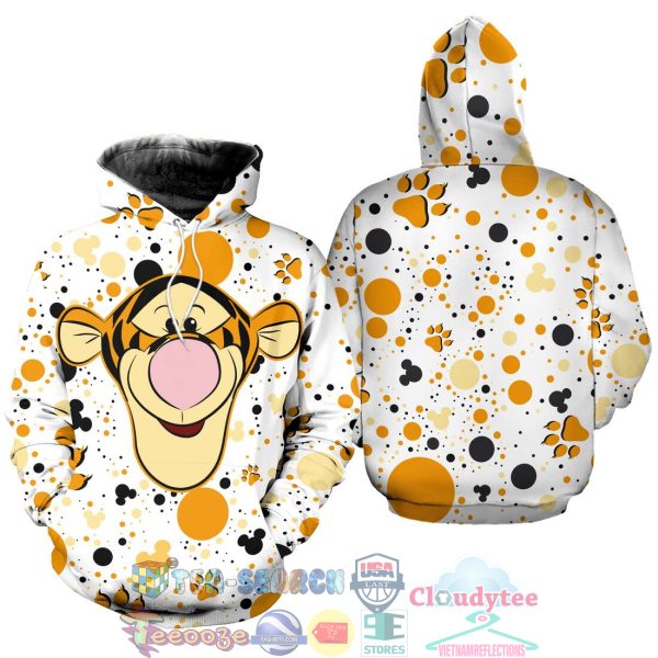 Tigger Polkadot Pattern Disney Hoodie 3D