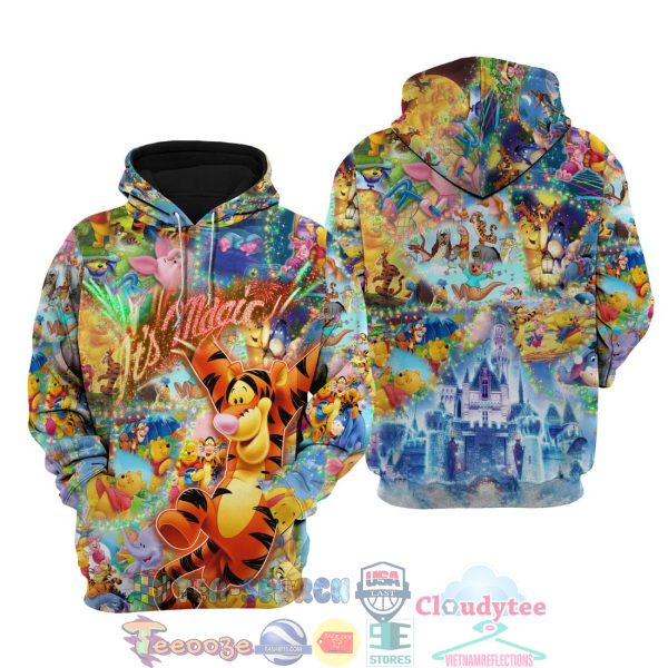 Tigger Pooh Piglet Eeyore Castle Disney It’S Magic Hoodie 3D