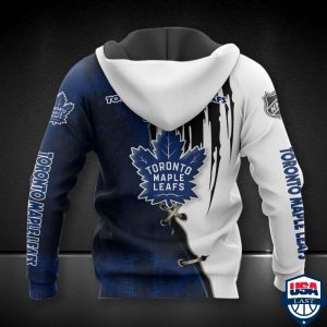 Toronto Maple Leafs Nhl Ver 2 All Over Printed Hoodie