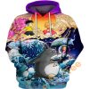 Totoro And Ponyo Hoodie 3D