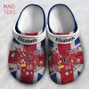 UK Flag Heart With Symbols Custom Your Name Crocs Shoes