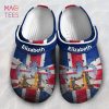 UK Flag Scenery In Symbol Personalized Crocs Shoes