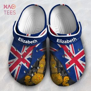 UK Flag Symbols Colorful Personalized Crocs Shoes