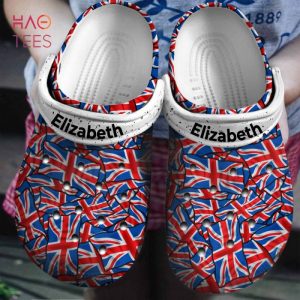 UK United Kingdom Flag Crocs Shoes