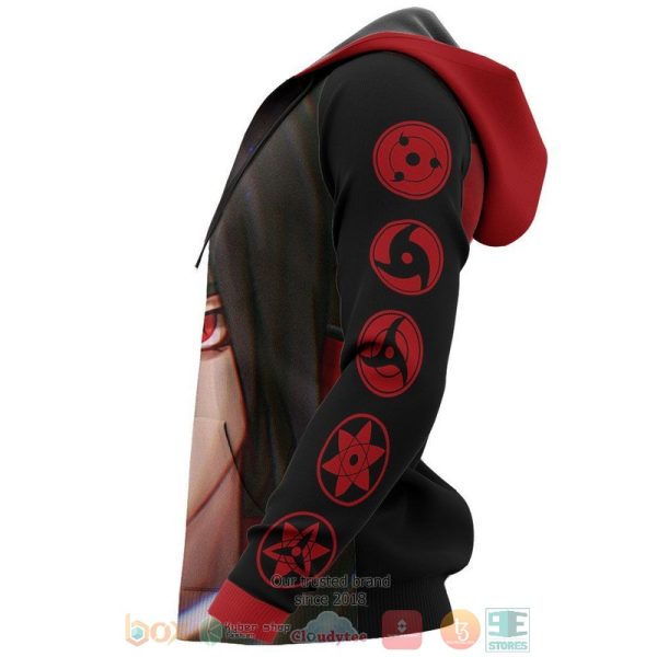 Uchiha Itachi Sharingan Eyes Anime 3D Hoodie