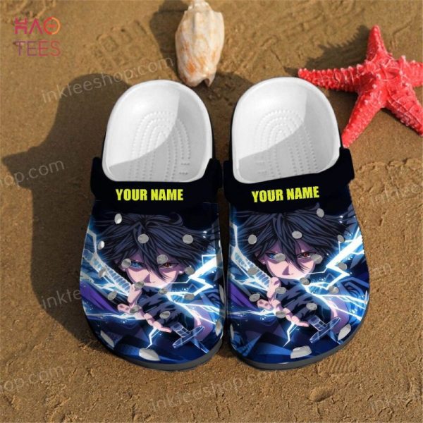 Uchiha Sasuke Anime Sku Personalized Name Crocs Clog Shoes