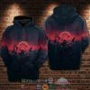 Uchiha Sasuke Moon Night Naruto 3D Hoodie