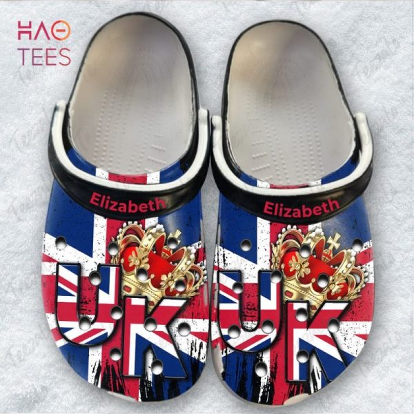 United Kingdom UK Flag Personalized Crocs Shoes