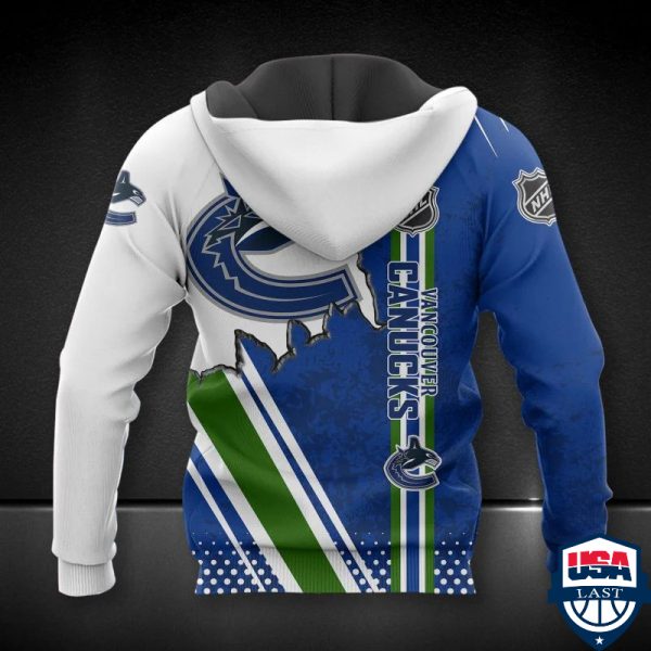 Vancouver Canucks Nhl Ver 3 All Over Printed Hoodie