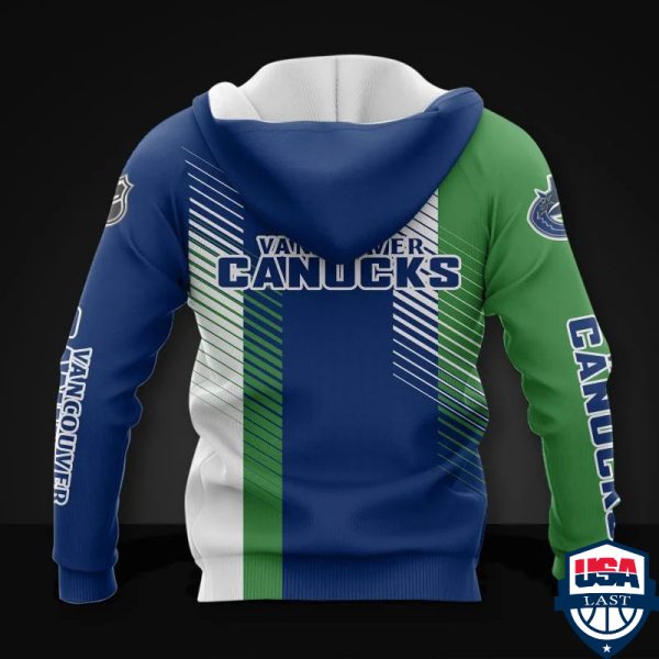 Vancouver Canucks Nhl Ver 5 All Over Printed Hoodie