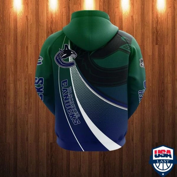 Vancouver Canucks Nhl Ver 7 All Over Printed Hoodie