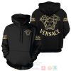 Versace Brand Black 3D Hoodie