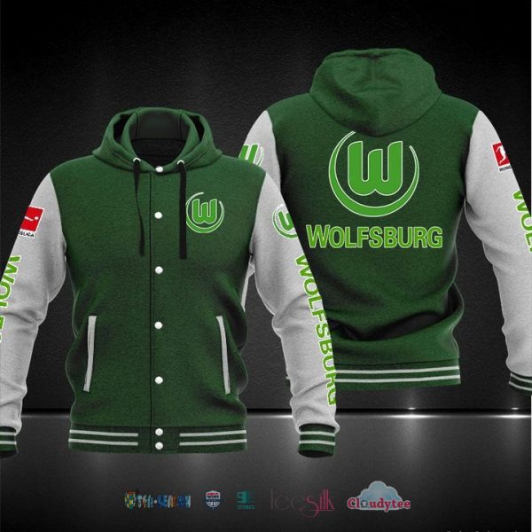 Vfl Wolfsburg Baseball Hoodie Jacket