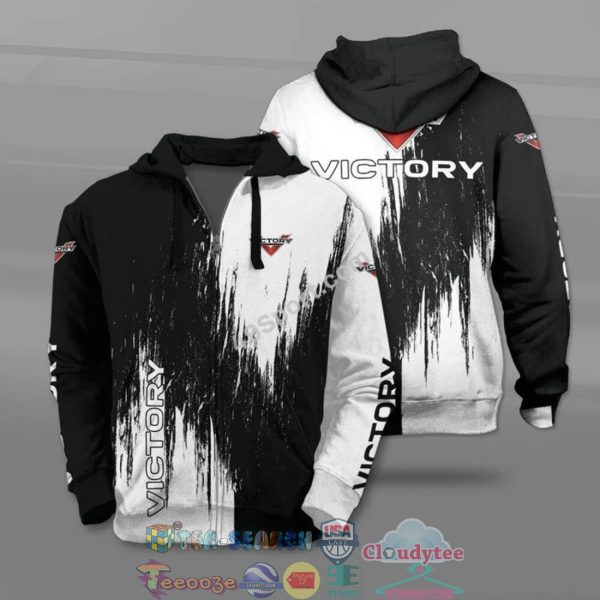 Victory Motorcycles All Over Printed T-Shirt Hoodie