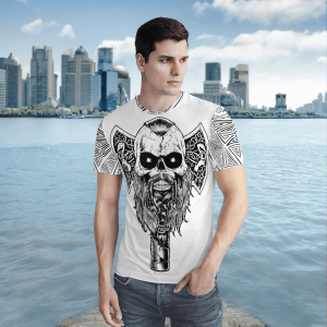 Viking Hammer Tree Axe 3D Shirt