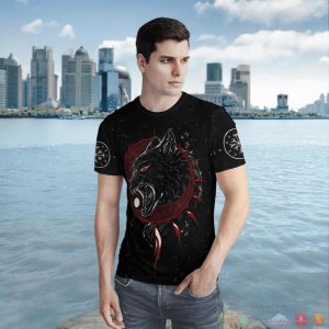 Viking Hati And Skoll 3D Shirt