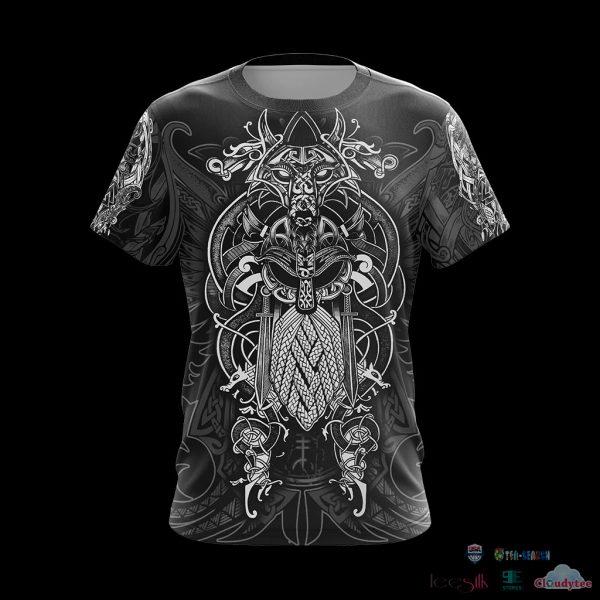 Viking Pattern All Over Print 3D Hoodie T-Shirt