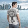 Viking Raven Hammer Vegvisir Yggdrasil 3D Shirt