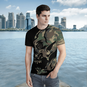 Viking Skull Camo 3D Shirt