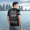 Viking Tree Of Life Fenrir Wolf 3D Shirt