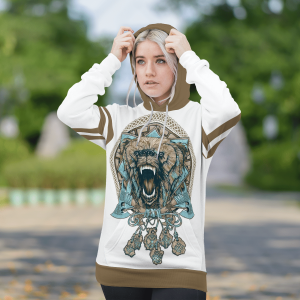 Viking Wolf Graphic 3D Shirt