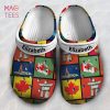 Vintage Canada Symbols Crocs Shoes