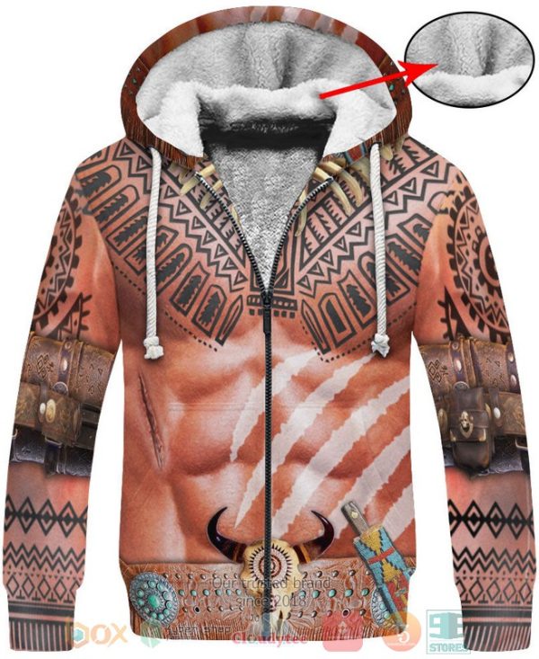 Warrior Style Native Ameican 3D Shirt